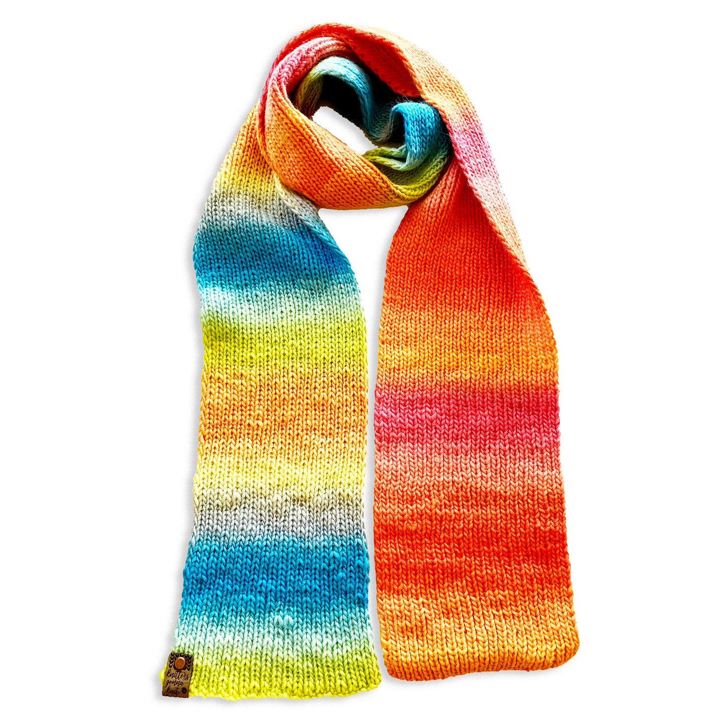 sunrise | hand knit scarf