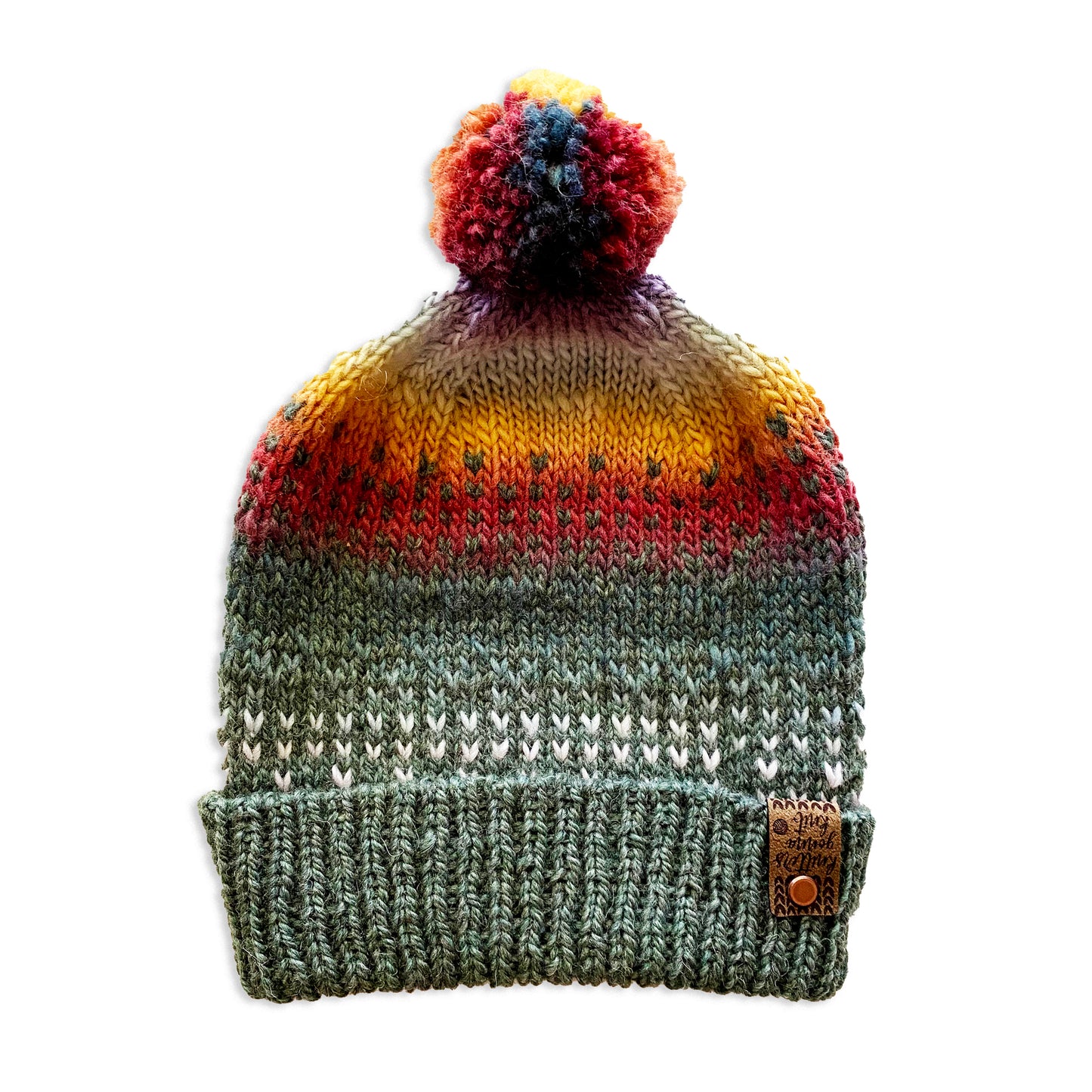 dither | hand knit hat